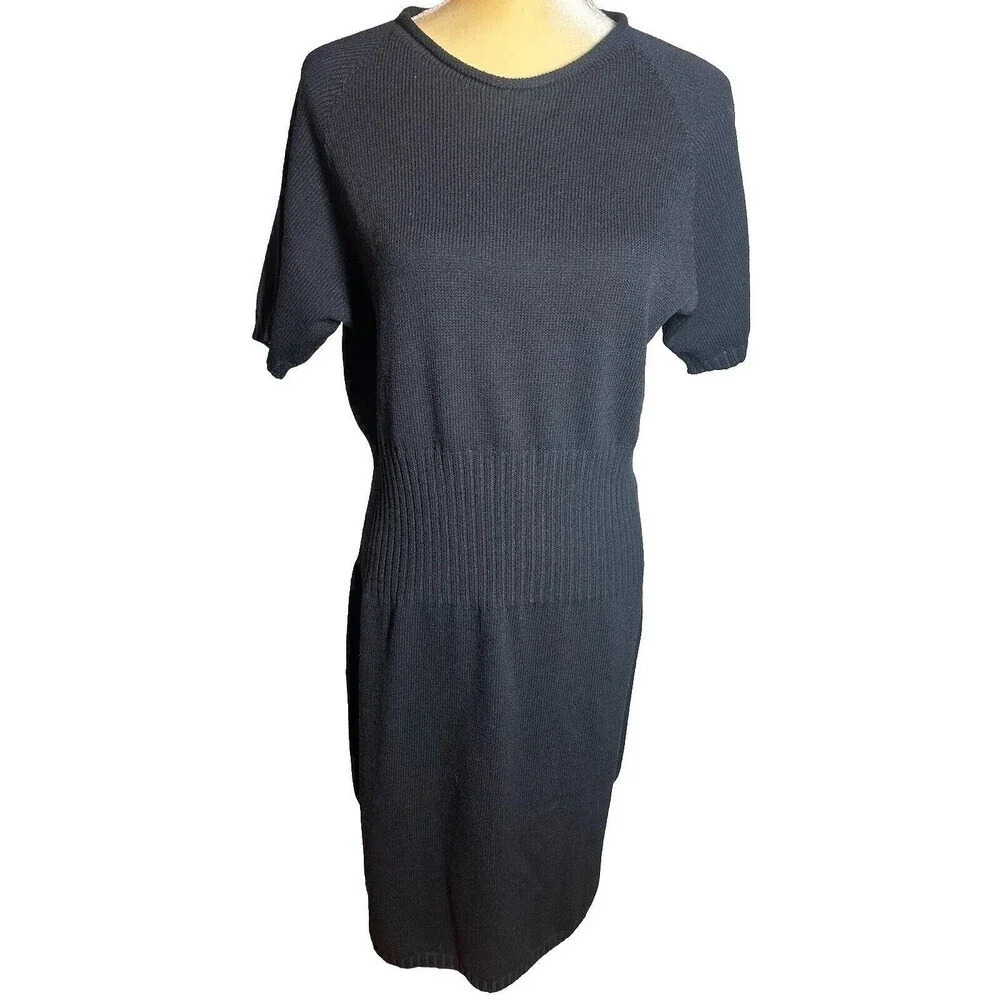 St John Sport Women’s Size Large Dress Santana Knit Wool Blend